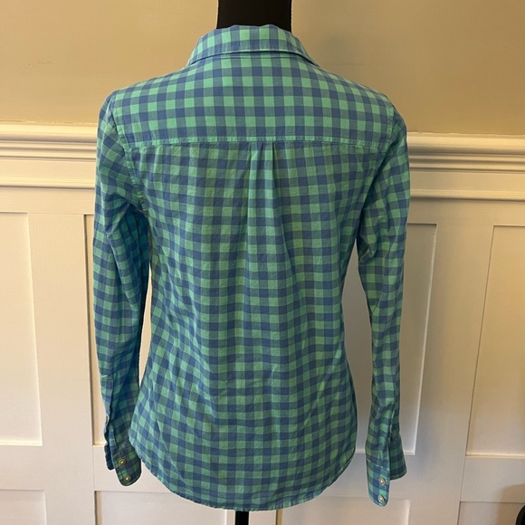 Vineyard Vines checked half button down popover - Picture 3 of 5